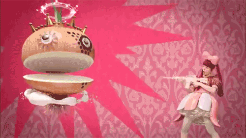 Um, is that flower girl shooting that angel onion?